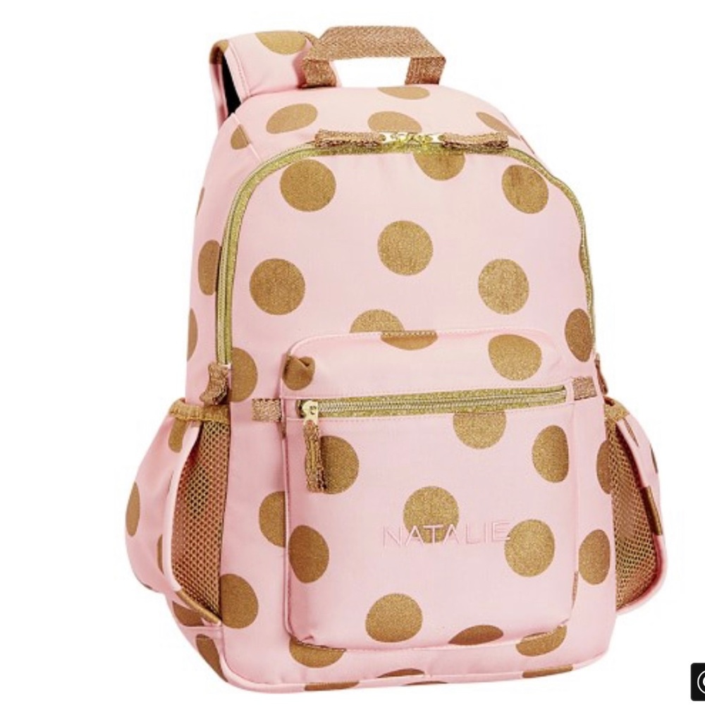 Emily & Meritt Gold Dots Backpack & Lunchbox